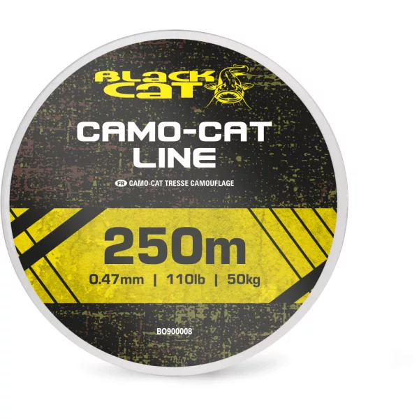 Black Cat Camo-Cat Line 0,47mm 250m Fonott Főzsinór