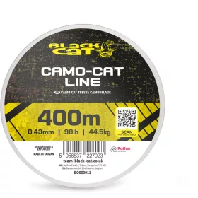 Black Cat Camo-Cat Line 0,43mm 400m Fonott Főzsinór