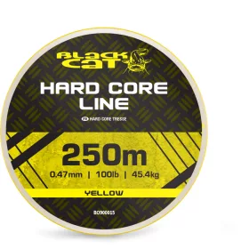   Black Cat BC Hard Core Line Sárga 0,47mm 250m Fonott Főzsinór