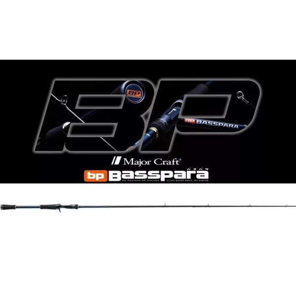 Major Craft Basspara BXC-66ML Baitcast R.Fast 1,98m 5,2-14gr 2 Részes Casting Pergető Bot
