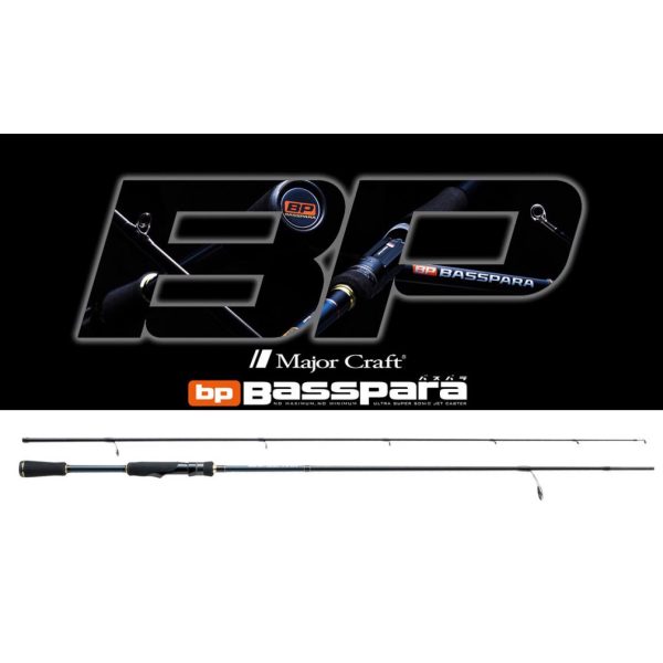 Major Craft Basspara BXS-662L Lansetă de Spinning Fast 1,98m 1,7-7gr 2 Bucăți
