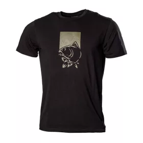 Nash Make It Happen T-Shirt Fish Logo Black Tricou Negru S