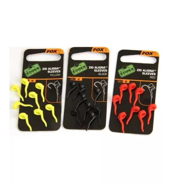 Fox EDGES™ Zig Aligna™ - Zig Aligna Sleeve - Red Întoarcător de cârlig