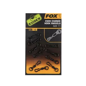 Fox Edges Kwik Change Hook Swivels Vârteliță 11x10