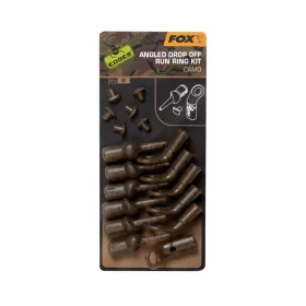 Fox EDGES™ Camo Angled Drop Off Run Ring Kit Clips plumb