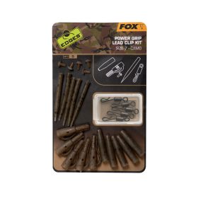   Fox EDGES™ Camo Power Grip Lead Clip Kit Mărimea 7 x5 Clips rapid