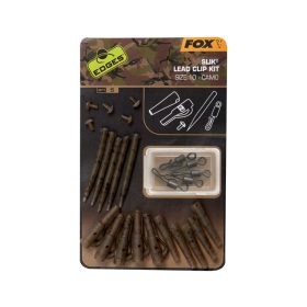   Fox EDGES™ Camo Slik Lead Clip Kit Sz 10 Size 10 x5 Agrafă rapidă