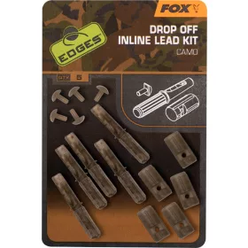 Fox Camo Inline Lead Drop Off Kits Kit x5 Cleme pentru plumb