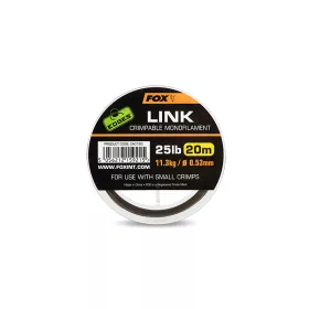 Fox Edges 20m 0.64mm Fir Monofil Leader Khaki