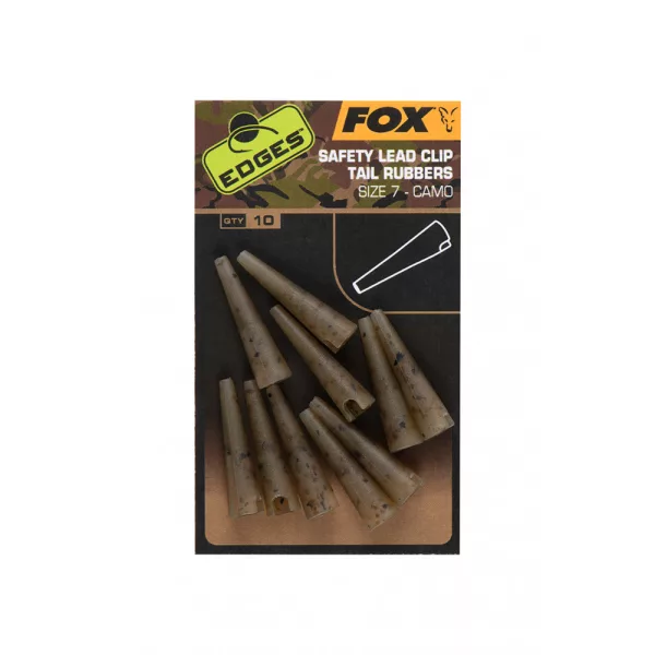 Fox Edges Camo 7 Manșon de cauciuc 10 buc