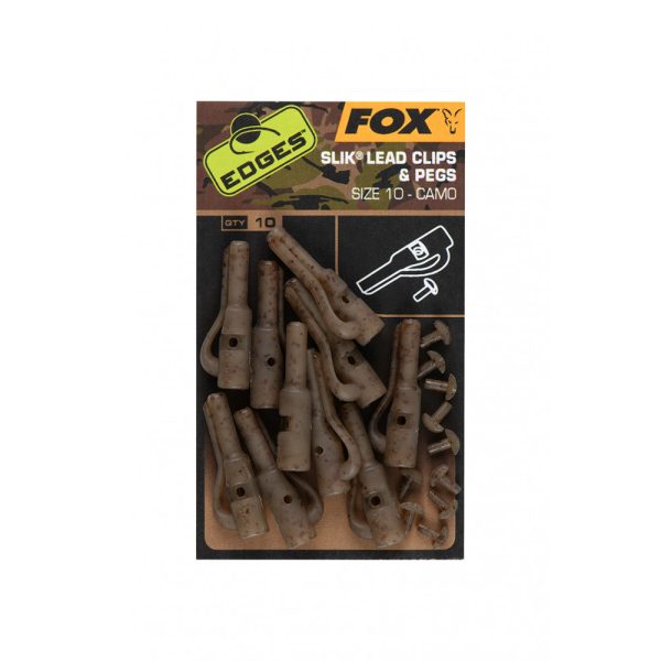 Fox Edges Camo 10 Cleme pentru plumb 10 buc