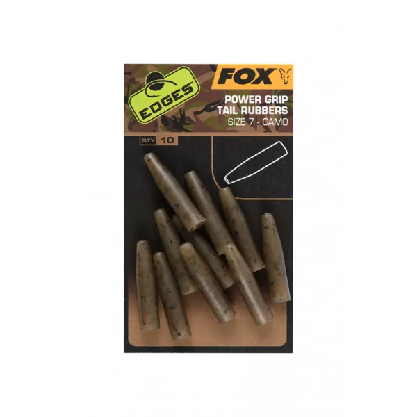 Fox Edges Camo 7 Manșon de cauciuc 10 buc