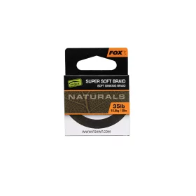   Fox Edges Naturals Super Soft Braid Fir textil împletit pentru forfac 35lb 20m