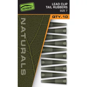   Fox Edges Naturals 7 Lead Clip Tail Rubber Manșon de cauciuc