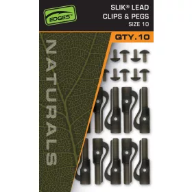 Fox Edges Naturals Size 10 Slik Lead Clip& Pegs Clip Plumb