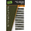 Fox Edges Naturals 10 Lead Clip Tail Rubber Manșon din cauciuc