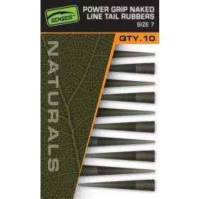   Fox Edges Naturals Power Grip Naked Line Tail Rubbers 7 Manșon de cauciuc