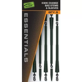 Fox Edges Essentials Kwik Change Bag Stems-Sleeves 5 buc