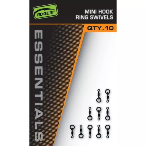 Fox Edges Essentials Vârtej cu inel mini 10 buc