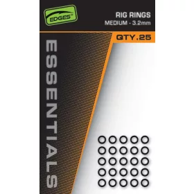 Fox Edges 3,2mm Inel Metalic Mediu 25buc