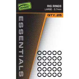 Fox Edges 3,7mm Inel Metalic Mare 25buc