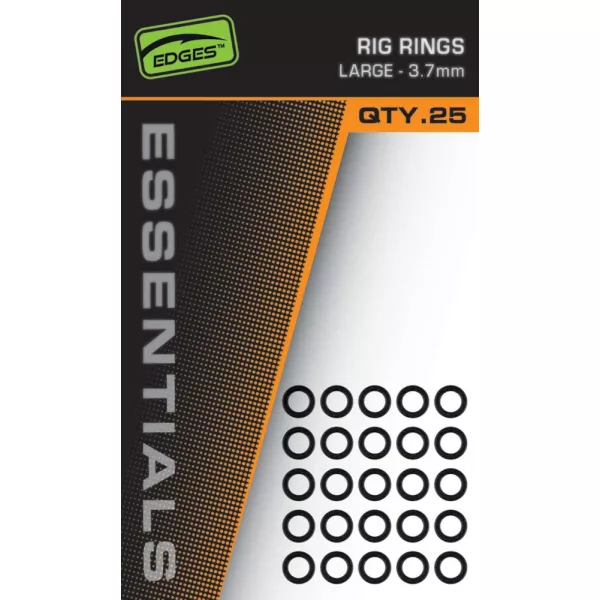 Fox Edges 3,7mm Inel Metalic Mare 25buc
