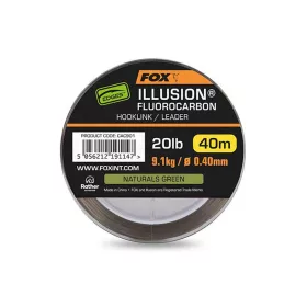   Fox Illusion Naturals Green Fir monofilament Fluorocarbon 0,40mm 40m