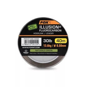   Fox Illusion Naturals Green Fir monofilament Fluorocarbon 0,50mm 40m