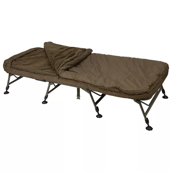 Fox Flatliner MF8 All Season System & Bed Pat de Pescuit cu Sac de Dormit