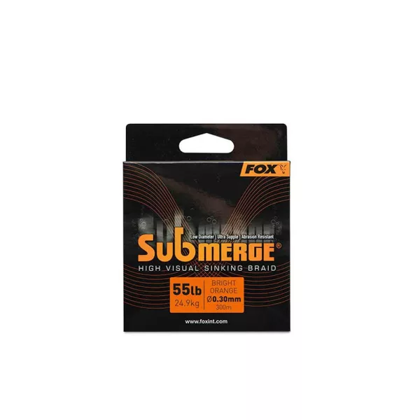 Fox Submerge Fir Principal Împletit Portocaliu Scufundător 0,30mm 600m