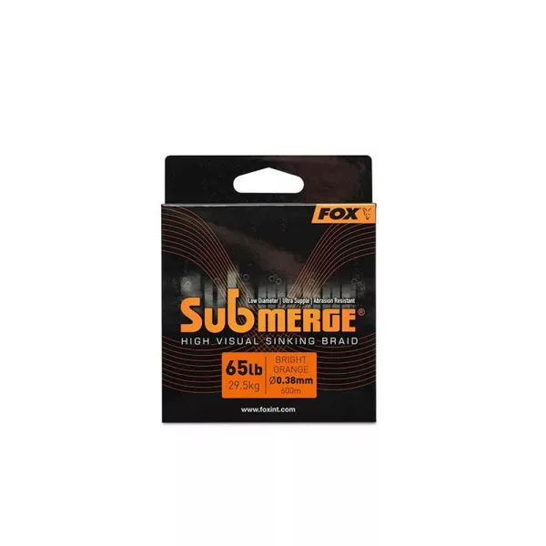 Fox Submerge Fir Principal Împletit Scufundător Portocaliu 38mm 600m