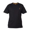 Fox Collection T-Shirt Negru-Portocaliu Tricou M