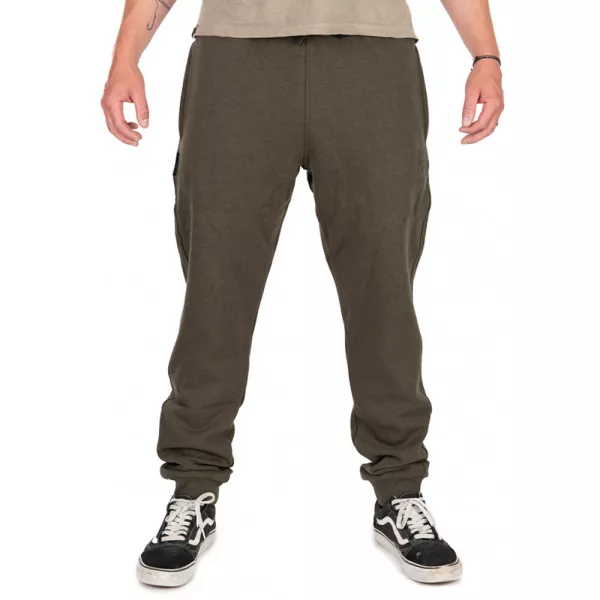 Fox Collection Joggers Verde-Negru Pantaloni de trening 3XL
