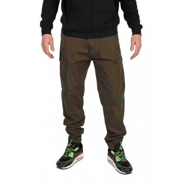 Fox Collection LW Cargo Trouser Verde-Negru Pantaloni S