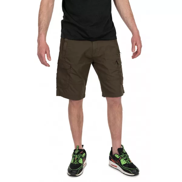 Fox Collection LW Cargo Shorts Verde-Negru Pantaloni Scurți L