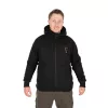 Fox Collection Black-Orange Sherpa Hoody Hanorac cu glugă 2XL