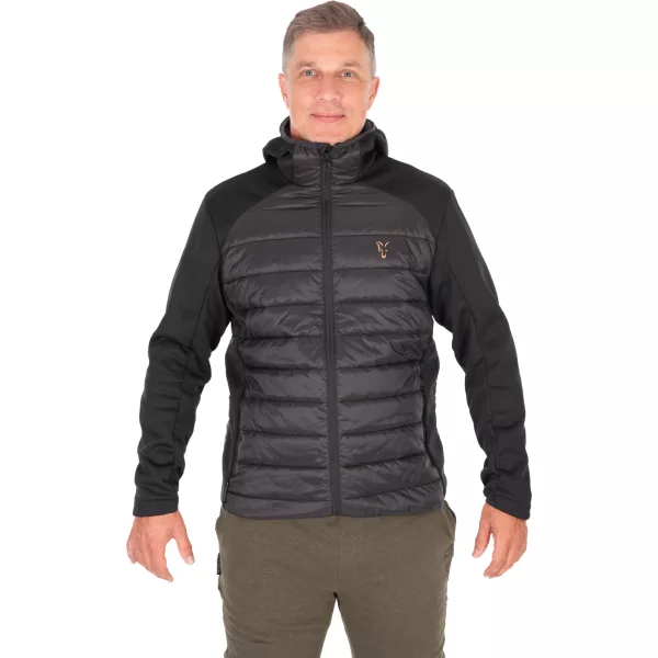 Fox Collection Hybrid Jacket Negru-Portocaliu Jachetă S