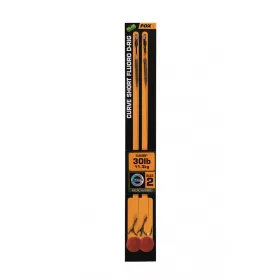   Fox Edges Curve Short Fluoro D-Rig 2 - 30lb Illusion x 2 Cârlig pre-legat