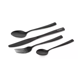 Fox Cookware Negru 4db-os Set Tacâmuri Inoxidabile