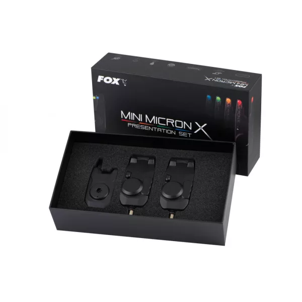 Fox Mini Micron X set 2 lansete Semnalizator electronic de mușcătură
