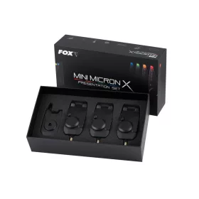   Fox Mini Micron X 3 Rod Set Set de avertizori electronici de mușcătură