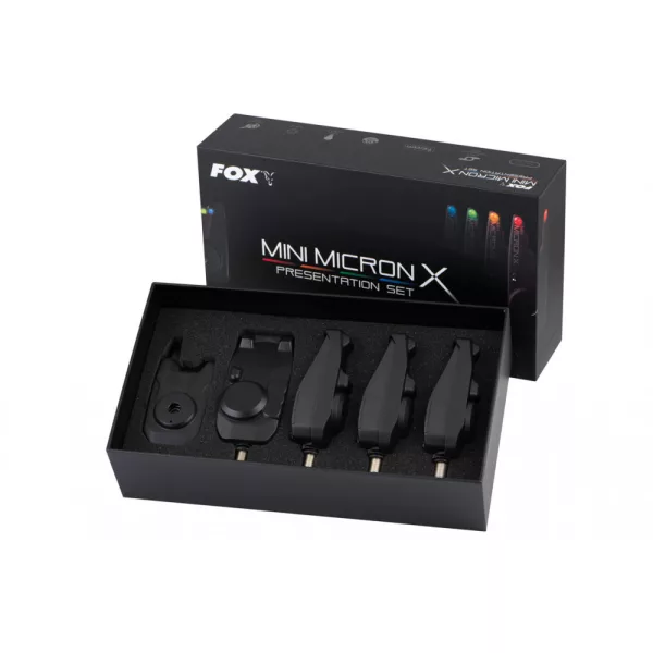 Fox Mini Micron X Set de 4 avertizoare electronice de mușcătură