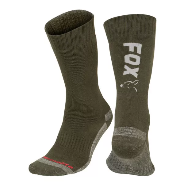 Fox Collection Thermolite Long Socks Green-Silver Șosete 40-43