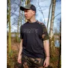 Fox Outline Tricou Negru Camuflaj M