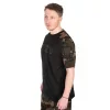 Fox Outline Tricou Negru Camuflaj XL