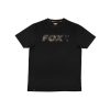 Tricou Fox Logo Negru Camo Mărimea M