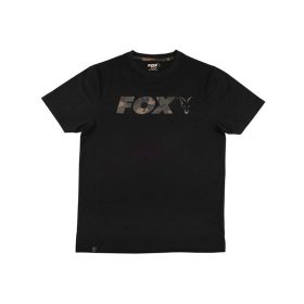 Tricou Fox Logo Negru Camo Mărimea 3XL
