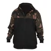 Fox LW Negru-Camo Split Zip Hoody Pulover cu glugă cu fermoar XL