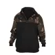Fox LW Negru-Camo Split Zip Hoody Pulover cu glugă cu fermoar 2XL
