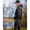 Fox LW Negru-Camo Split Zip Hoody Pulover cu glugă cu fermoar 3XL